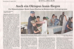 Zeitungsbericht aus Etllingen