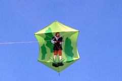 Rokkaku  beim Probeflug
