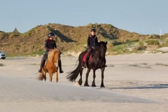 zwei Strand-Reiter