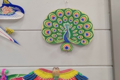 Ausstellung der chinesische Drachen in der Halle