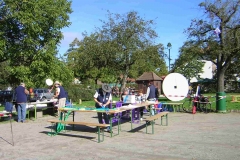 Kürbisfest Mundenhof, Vorbereitung zum Kinder-Drachenbau