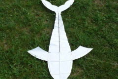 Zappelfisch/Versuch1 mit Tyvek und Holz